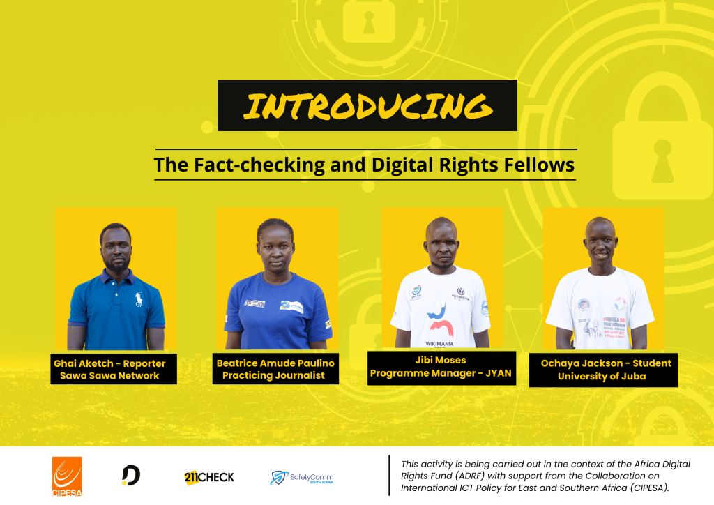 Introducing the Fact-checking and Digital Rights Fellows