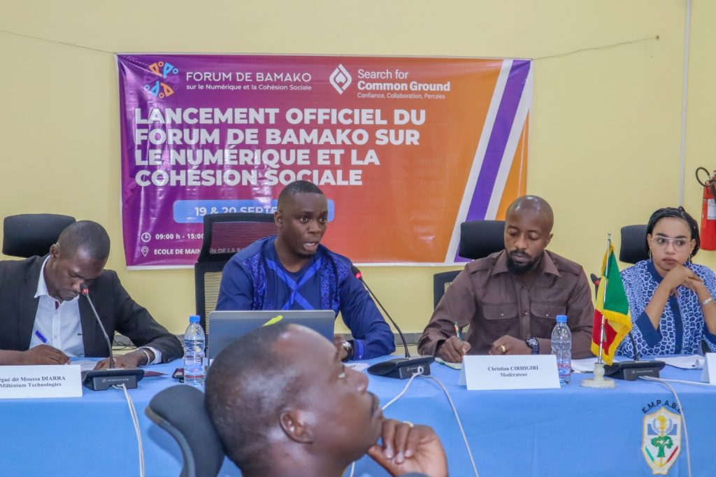 Bamako (Mali): Civic Watch Shares Attend Forum on Digital Security & Social Cohesion 