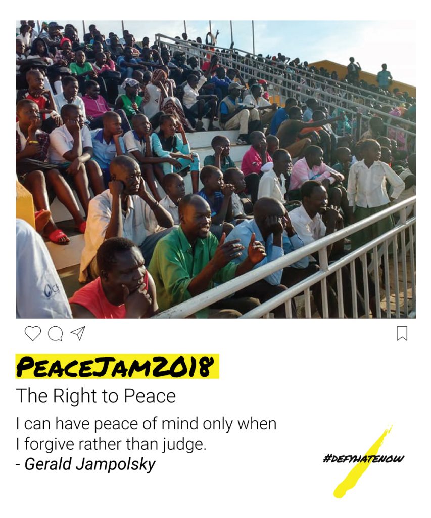 #peaceJam2018 poster