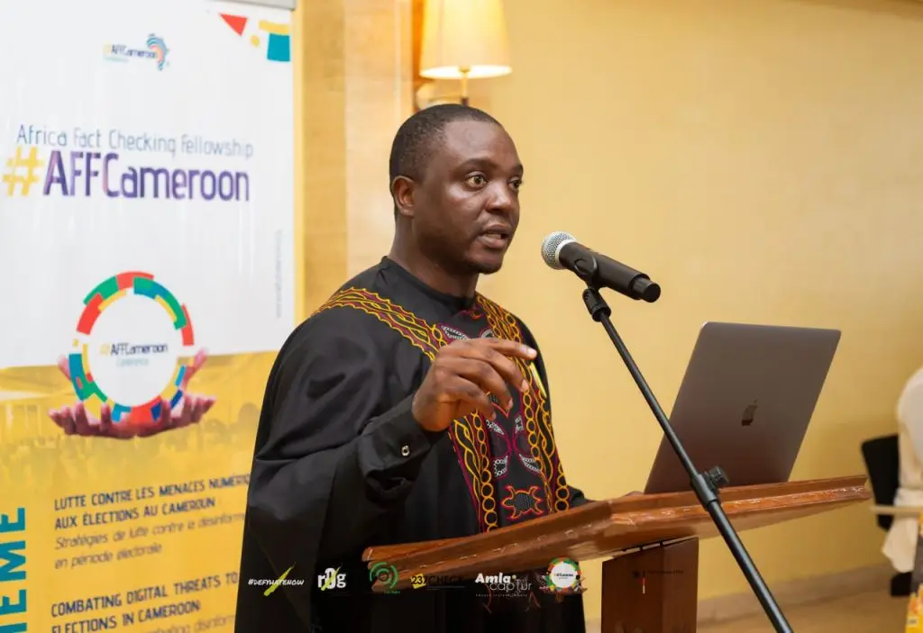 «  A l’approche des élections, nous devons renforcer nos défenses contre la désinformation et les campagnes d’influence » – Ngala Desmond Ngala, Chef de projet pays #defyhatenow Cameroon
